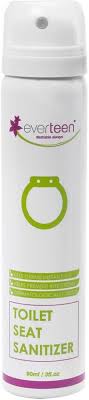 Everteen Instant Toilet Seat Sanitizer Spray For Women – 4 Packs (90ml Each)