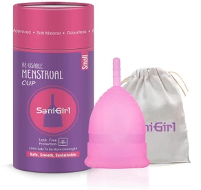 SaniGirl Large Reusable Menstrual Cup  (Pack Of 1)