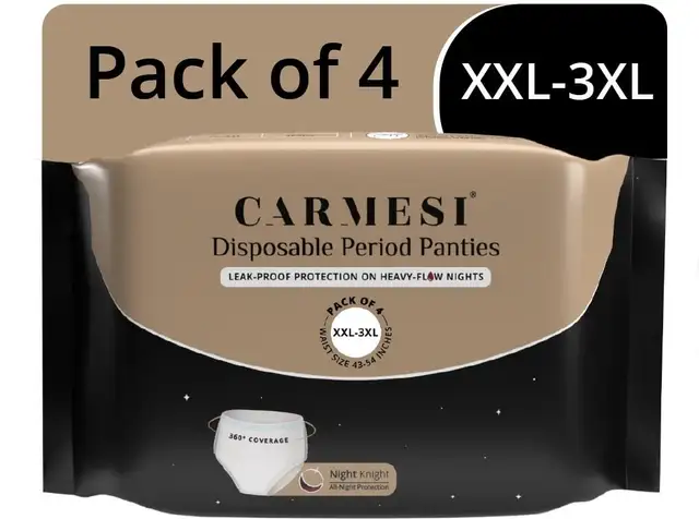 Carmesi Disposable Period Panty | 4 Pcs | Size XXL - 3XL